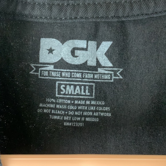 DGK The Godfather “Respect” men’s Small Tee Shirt - Picture 2 of 6